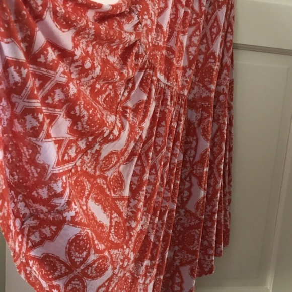 Free People Mini Tunic Dress Top Red Sleeveless - Picture 6 of 9